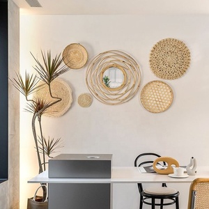 Hot New Handicraft Rattan Wall <strong>Mirror</strong> Unique Antique Wholesale Handmade Living Room <strong>Mirrors</strong> Wicker <strong>Cane</strong> Willow Rattan <strong>Mirror</strong> - Product Image 3