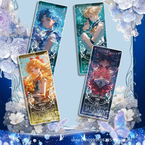 Set de Tarjetas Coleccionables de Sailor Moon, Diseño Artístico de Cielo Estrellado, Material de Cartón, Tarjetas de Anime para Colección Juvenil, Edades 14+ - Product Image 3