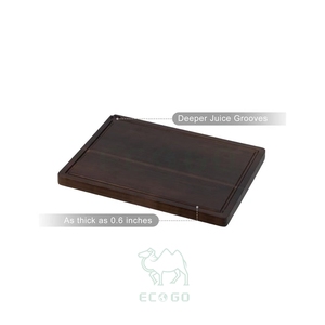 Tabla de Cortar de Madera de Acacia ECO GO Premium para Cocina, 100% Ecológica, Personalizable, con Ranura para Jugos, Resistente, Apta para Cuchillos, para Servir - Product Image 4