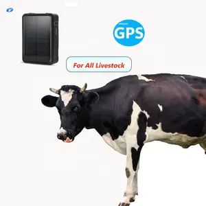 Gsm Trackers Tiere Trailer Tracking Device Wasserdichtes Chip Tier für Kuh schafe Powered Ear Tags Solar Gps Tracker