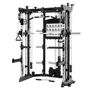 Máquina Smith Multifuncional Profesional Todo en Uno Personalizada para Gimnasio en Casa, Equipo de Fitness para Entrenamiento y Ejercicios de Pecho - Product Image 4
