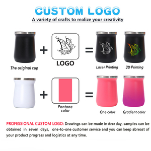 Vasos Térmicos al por Mayor de 8oz para <span class=keywords><strong>Mate</strong></span> <span class=keywords><strong>Argentino</strong></span>, de Acero Inoxidable 18/8, Doble Pared con Aislamiento al Vacío, con Bombilla para <span class=keywords><strong>Mate</strong></span> - Product Image 3