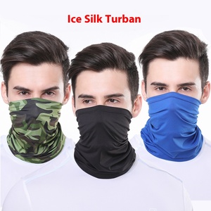 Pour Amazon Sports été crème solaire masque pour hommes femmes coupe-vent vélo écharpe <span class=keywords><strong>cou</strong></span> col glace soie gymnastique protection Polyester - Product Image 3