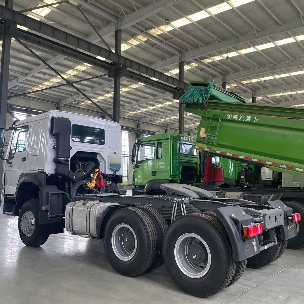 Тягач Sinotruk HOWO 6x4 с трансмиссией Manuel мощностью 400 л.с., недорогой Подержанный грузовой прицеп мощностью 400 л.с.