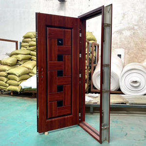 TECHTOP Puertas de Acero de Grado Industrial de Alta Resistencia Antióxido Ignífugo para Almacenes Fábricas Garajes Cerradura Segura - Product Image 2