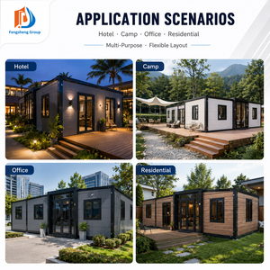 Case Container Prefabbricate, <span class=keywords><strong>Casa</strong></span> Compatta Espandibile 20ft 40ft, <span class=keywords><strong>Casa</strong></span> Container Espandibile con 3 Camere da Letto per USA e Giardini - Product Image 5