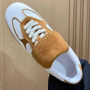 Chaussures décontractées de luxe pour femmes, avec lanières en daim, antidérapantes, respirantes, style rétro, color block, chaussures de créateur - Product Image 4