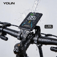 Pantalla LCD a color para bicicleta eléctrica Yolin, 36V 48V 52V, pantalla LCD para bicicleta eléctrica con protocolo UART para ENGWE Ebike