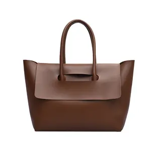 New Fashion Damen Taschen PU Leder Schulter Handtasche Vintage Handtasche Frauen Minimalist Single Shoulder Large Bag Wing Bag