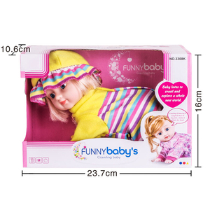 10 "vinyle enfants mode poupées électrique voix chant danse ramper réel à la recherche Silicone <span class=keywords><strong>Reborn</strong></span> bébé poupée - Product Image 5