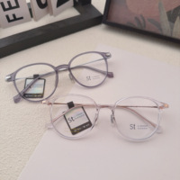 Nueva Montura de Lentes Multicolor, Se Puede Elegir para Modificar la Forma del Rostro, Color Degradado, Fresca, Moderna y Linda 7155