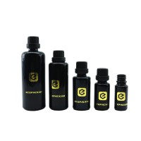 Botol Minyak Kaca Hitam UV Violet Tua Mewah 5ml 10ml 15ml 30ml 50ml 100ml 200ml untuk Perawatan Kulit, Losion, Serum Rambut B888