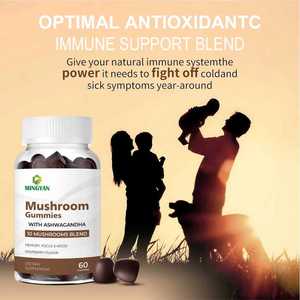 OEM/ODM 10-Plex Champiñón Gomitas | Suplemento vegano de apoyo inmunológico y refuerzo cerebral de 2500mg con melena de León, Reishi, Cordyceps - Product Image 4