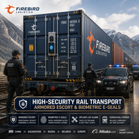 Transport ferroviaire Firebird vers la Bulgarie, FBA DDP Chine-Europe, suivi de fret en temps réel