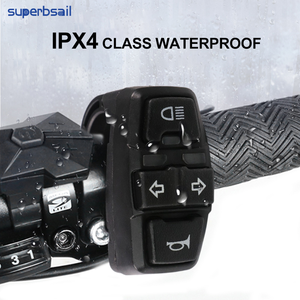 Superbsail nhà máy Outlet Xe đạp điện đa chức năng chuyển 8-cách rẽ trái phải tín hiệu ánh sáng còi phụ kiện chuyển đổi - Product Image 4