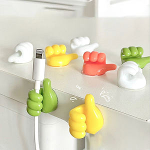 Crochet mural adhésif multifonction Proins pour câbles, clips organisateurs et porte-clés – Vente en gros - Product Image 6