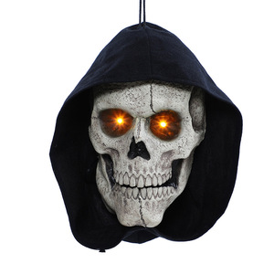 Lampada Decorativa a Forma di Teschio, Zucca e Fantasma in Lattice per Halloween, con Controllo Vocale e Illuminazione Automatica - Product Image 6