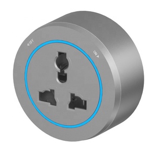 เต้ารับไฟฟ้าแบบติดผนังมาตรฐาน US/UK/ฝรั่งเศส/EU/ไทย  ระดับ IP20 250V 10-13A รุ่น <span class=keywords><strong>SPQ</strong></span> สีเทา - Product Image 2