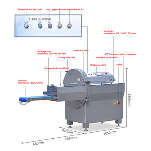 Nouvelle machine <span class=keywords><strong>à</strong></span> dé<span class=keywords><strong>couper</strong></span> les aliments crus, les steaks de bœuf, les filets, le <span class=keywords><strong>jambon</strong></span>, le fromage, les saucisses, les côtes de porc, les morceaux de viande pour les restaurants et les hôtels - Product Image 6
