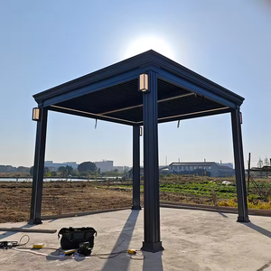 Pérgola Bioclimática Inteligente de Aluminio con Control por Aplicación, Sistema de Gazebo Ecológico e Impermeable para Jardín, Terraza y Balcón - Product Image 5