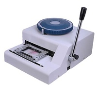 Carte en acier inoxydable gaufrage graveur 52 caractères Machine de gravure pour étiquette de chien