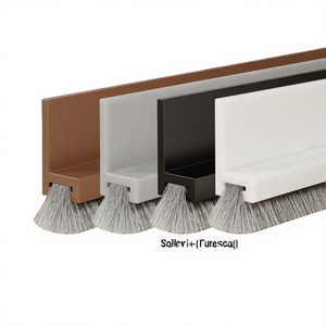 Bande d'étanchéité auto-adhésive pour porte-fenêtre coulissante, isolation phonique, protection contre les courants d'air, pour la rénovation de la maison - Product Image 3
