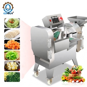 Qdmech Tự động trái cây rau máy cắt cho rau bina Rau diếp bắp cải <span class=keywords><strong>Slicer</strong></span> Shredder <span class=keywords><strong>Dicer</strong></span> Chopper Rau cắt - Product Image 1