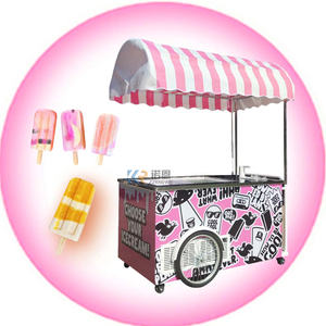 Carrito de Helados Móvil Económico 2025 con Congelador, Carrito de Helados con Energía Solar, Motocicleta para Helados - Product Image 1