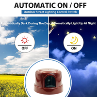 Capteur de contrôle de lumière électronique automatique CNRIYA, interrupteur jour/nuit, verrouillage par torsion, éclairage de rue intérieur/extérieur, inductif, indice de protection IP66