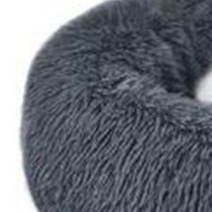 Juego de Tres Piezas de Camas Redondas para Mascotas, en Terciopelo Color Gris Oscuro, Tallas S+M+L, Elegantes Camas para Mascotas - Product Image 6