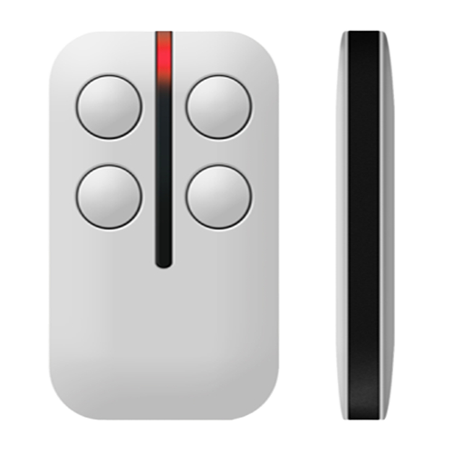 Powertech PR 2 4 Channel Universal Garage Door Rolling Code Wireless Remote Control 433 MHz for Single and Dual Gate Remote