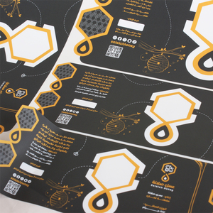 Tùy chỉnh Matte cấp thực phẩm vật nuôi dính nước giải khát nhãn với Hollow cắt PVC cho dầu và mặt trời bảo vệ - Product Image 6