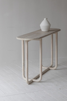 Pin blanc recyclé naturel boutique japandi meubles de salon tafel meubles de salon table console en bois