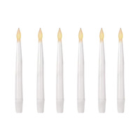 Bougies flottantes à piles, suspendues, scintillantes, électriques, LED 3D, sans flamme, avec effets de baguette magique et télécommande, pour Diwali, mariages, Pâques