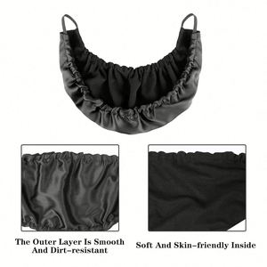 Bonnet de nuit pour homme à double couche réglable pour protéger la barbe et les poils du visage, cadeau de Noël pour papa - Product Image 4