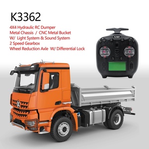 Newest Huina 1/14 K3362 Assembled <b>Remote</b> <b>Control</b> Car Kabolite 4X4 RC Hydraulic Dumper <b>Truck</b> Lock Axles Light Sound Gearbox Car - Product Image 4