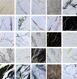 Panel <span class=keywords><strong>de</strong></span> Pared <span class=keywords><strong>de</strong></span> PVC <span class=keywords><strong>con</strong></span> Acabado Brillante UV, Diseño Mármol, 1220x2440mm, 3mm, Resistente al Fuego y al Agua, Diseño Moderno para Decoración <span class=keywords><strong>de</strong></span> Cocinas y Hoteles - Product Image 6