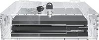 Étui de présentation en acrylique transparent pré-assemblé sur mesure HD pour console de jeu PS4 Slim/Pro, rangement moderne pour la maison et le bureau