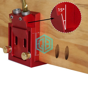 Heavy-Duty khoan Kit chính xác xiên lỗ định vị cho tủ làm <span class=keywords><strong>DIY</strong></span> Woodcraft gỗ công cụ làm việc - Product Image 4