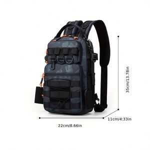 Mochila de Pesca para Exteriores con Cajas de Aparejos y Soportes para Cañas, Mochila de Pesca para Hombre y Mujer, Regalos para Pesca con Señuelos - Product Image 2
