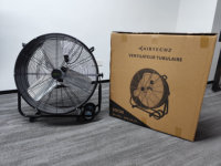 Ventilateur tambour industriel mobile personnalisé Airtechz 18 "20" 24 "30" 36 42 "48" pouces avec roue Ventilateur tambour portable pour le refroidissement d'été