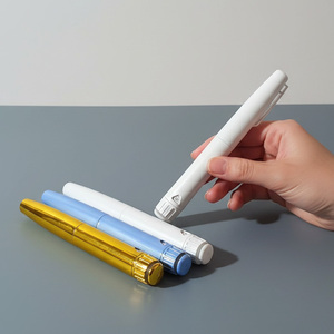 Stylo d'injection réutilisable Hujie Technology V4 en métal plaqué or, capuchon à vis durable, dosage de 60 unités par pièce, plusieurs couleurs, 3 ml - Product Image 1