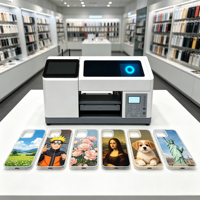 Machine d'impression UV A5 très vendue pour coques de téléphone DIY, avec prise en charge de la numérisation à distance de codes QR et de la commande, imprimante UV pour petites entreprises