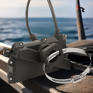 VINmounts LVS34 Support de sonar en direct en acier inoxydable avec collier de serrage, support multimode pour détecteur de poissons, rotatif à 360°, robuste pour kayak et bateau - Product Image 6
