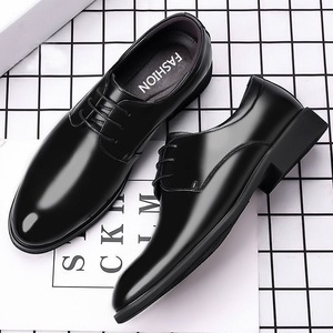 Men's Professional Slip-On <b>Work</b> <b>Shoes</b> PU Upper Waterproof Anti-Slip Dressy Office Career Loafers <b>Comfort</b> All-Season - Product Image 3