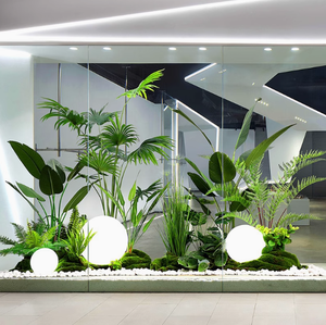 Urlaub Landschaft Hochzeit im Freien wiederauf ladbare Garten Pool Dekoration schwimmende bodens tehende hängende PE Ball Sphere <span class=keywords><strong>Globe</strong></span> Light - Product Image 4