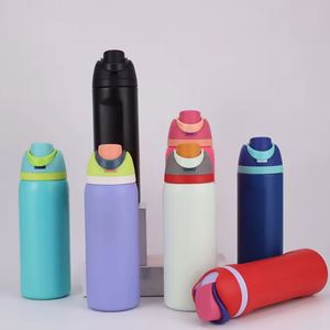 ขวดผลไม้สแตนเลส 304 เก็บความเย็นแบบพกพา พร้อมฝาปิดแบบเด้ง - Product Image 3