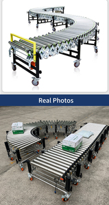 Trasportatore a Rulli a Basso Tasso di Guasti, Attrezzatura Flessibile per lo Stoccaggio Express e il Scarico Quotidiano di Camion in Magazzino, Nastro Trasportatore Telescopico - Product Image 4