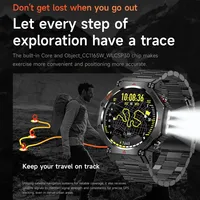 KC91 BARU Jam Tangan Pintar GPS Olahraga Luar Ruangan Pria 1.39 Inci 5ATM Tahan Air 530mAh Asisten AI ChatGPT Kompas Amoled