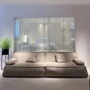 Foshan Hoge Kwaliteit Huis Woonkamer Banken Comfortabele Italiaanse Moderne Sofa Set Meubels
